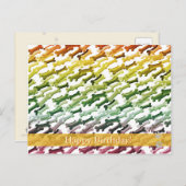 Alles Gute zum Geburtstag! - Hunde Postkarte (Vorne/Hinten)