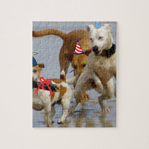 alles Gute zum Geburtstag Hunde Puzzle