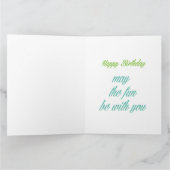 Alles Gute zum Geburtstag! Ich kann nicht glauben, Karte (Innenseite)