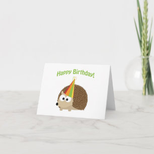 Alles Gute zum Geburtstag! Igel Karte