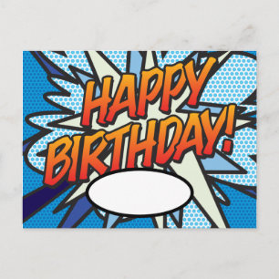 Alles Gute zum Geburtstag Ihre Nachricht Sprechbla Postkarte