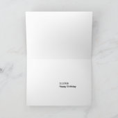 Alles Gute zum Geburtstag, im Cantonese und Karte (Innenseite)