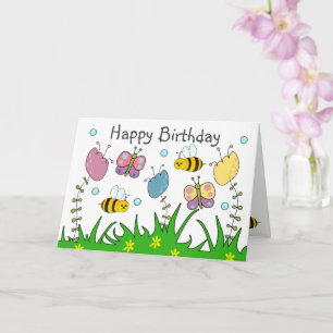Alles Gute zum Geburtstag in der Natur Karte