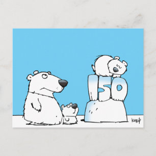 Alles Gute zum Geburtstag in Kanada! von Harrop -  Postkarte