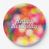 Alles Gute zum Geburtstag in Sprinkles Pappteller (Vorderseite)