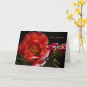 Alles Gute zum Geburtstag (italienisch) Karte (Gelbe Blume)