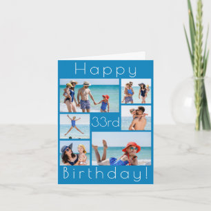 Alles Gute zum Geburtstag, jede Alterskarte - Cust Karte