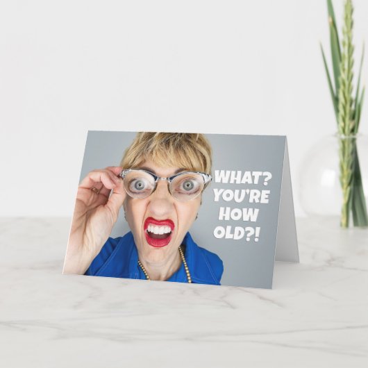 Alles Gute zum Geburtstag jeder lustigen Dame mit Feiertagskarte (Vorderseite)