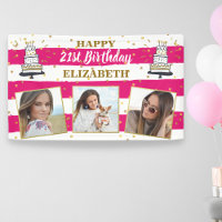 Alles Gute zum Geburtstag, jedes Alter Foto Collag