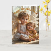 Alles Gute zum Geburtstag Jesus 12x18 Weihnachtska Karte (Gelbe Blume)