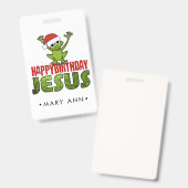 Alles Gute zum Geburtstag Jesus Ausweis (Front & Back)