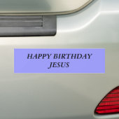 ALLES GUTE ZUM GEBURTSTAG JESUS AUTOAUFKLEBER (Auf Auto)