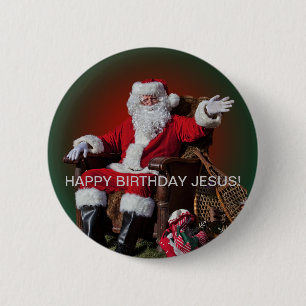 ALLES GUTE ZUM GEBURTSTAG JESUS! BUTTON