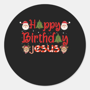 Alles Gute zum Geburtstag Jesus Christliche Ugy We Runder Aufkleber
