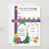 Alles Gute zum Geburtstag, Jesus Einladung (Vorderseite)