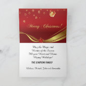 Alles Gute zum Geburtstag, Jesus! Feiertagskarte (Innenseite)