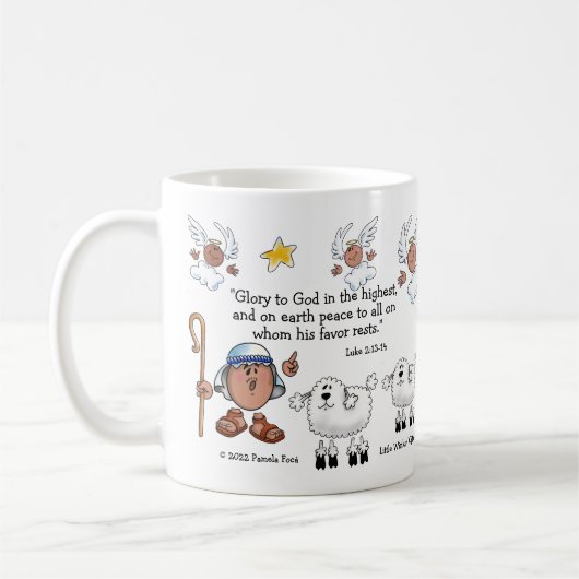 Alles Gute zum Geburtstag, Jesus Kaffeetasse (Links)