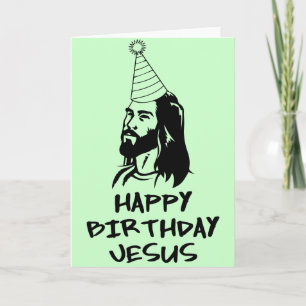 Alles Gute zum Geburtstag Jesus Karte