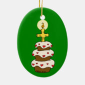 Alles Gute zum Geburtstag Jesus Keramikornament (Hinten)