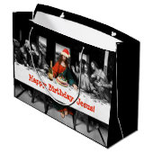 Alles Gute zum Geburtstag, Jesus! Lustiges Große Geschenktüte (Rückseite Schrägansicht)