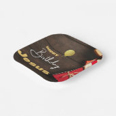 Alles Gute zum Geburtstag Jesus Paper Plate Pappteller (Gewinkelt)