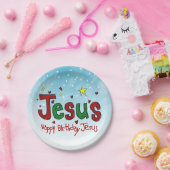 Alles Gute zum Geburtstag Jesus Pappteller (Party)