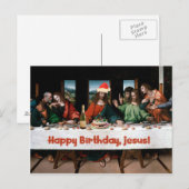 Alles Gute zum Geburtstag, Jesus! Postkarte (Vorne/Hinten)