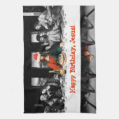 Alles Gute zum Geburtstag, Jesus! Weihnachten Handtuch (Vertikal)