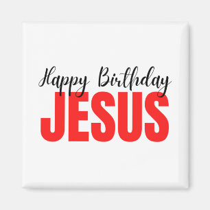 Alles Gute zum Geburtstag Jesus Weihnachten Magnet
