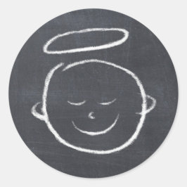 Alles Gute zum Geburtstag Jesus - Weihnachts-Halbp Runder Aufkleber