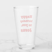 Alles Gute zum Geburtstag, Jesus, Weihnachtsgesche Glas (Rückseite)