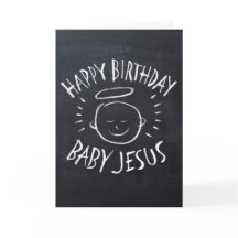 Alles Gute zum Geburtstag Jesus - Weihnachtskarte