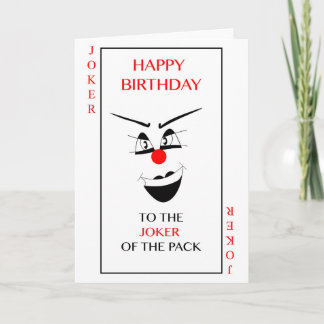 "Alles Gute zum Geburtstag" Joker-Grußkarte Karte