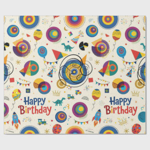 Alles Gute zum Geburtstag, Junge Geschenkpapier