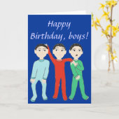 Alles Gute zum Geburtstag, Jungengruß Karte (Gelbe Blume)