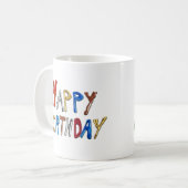 Alles Gute zum Geburtstag Kaffeetasse (Vorderseite Links)