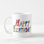 Alles Gute zum Geburtstag Kaffeetasse (Links)