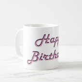 Alles Gute zum Geburtstag! Kaffeetasse (Vorderseite Links)
