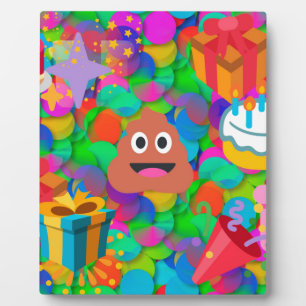 Alles Gute zum Geburtstag Kakaosymbol Fotoplatte