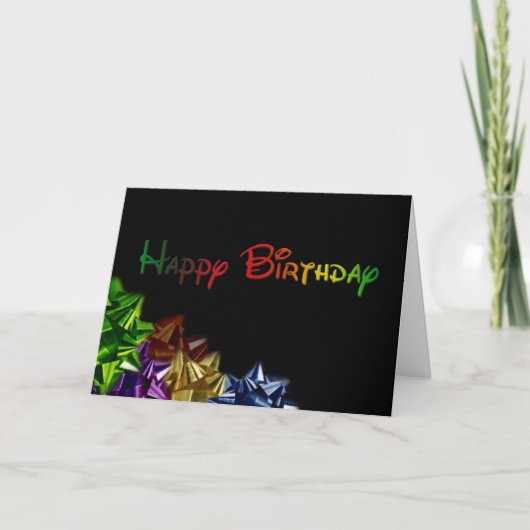 Alles Gute zum Geburtstag Karte (Vorderseite)