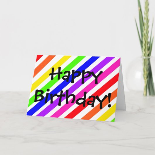 Alles Gute zum Geburtstag! Karte (Vorderseite)