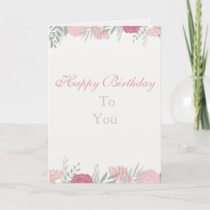Alles Gute zum Geburtstag Karte