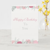 Alles Gute zum Geburtstag Karte (Gelbe Blume)