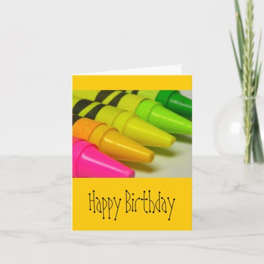 Alles Gute zum Geburtstag Karte (Vorderseite)