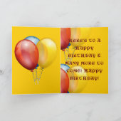 ALLES GUTE ZUM GEBURTSTAG! KARTE (Innenseite)