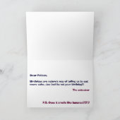 Alles Gute zum Geburtstag!!! Karte (Innenseite)