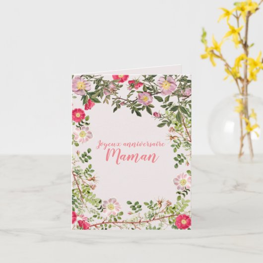 Alles Gute zum Geburtstag Karte (Gelbe Blume)