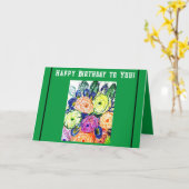 Alles Gute zum Geburtstag! Karte (Gelbe Blume)