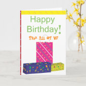 Alles Gute zum Geburtstag Karte (Gelbe Blume)