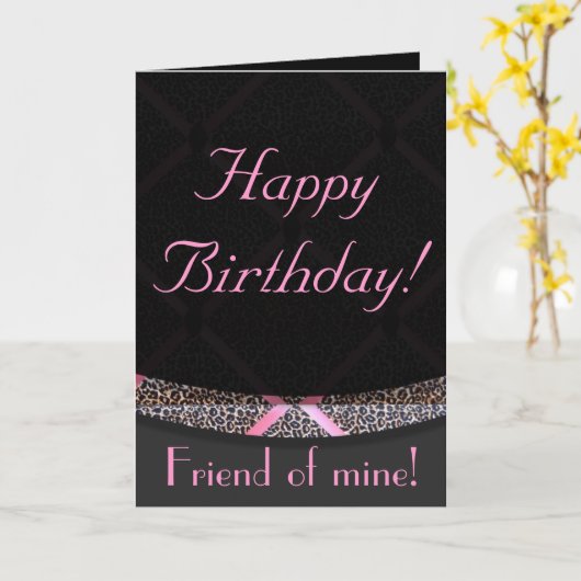 Alles Gute zum Geburtstag! Karte (Gelbe Blume)